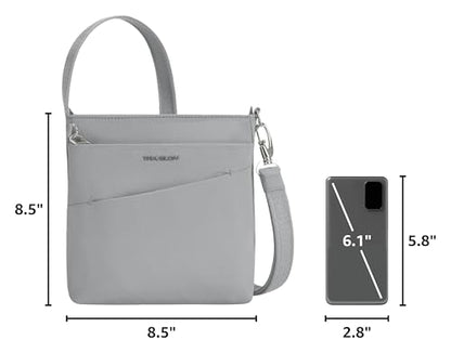 Travelon Anti-Theft Roam Small Crossbody - color: Glacier