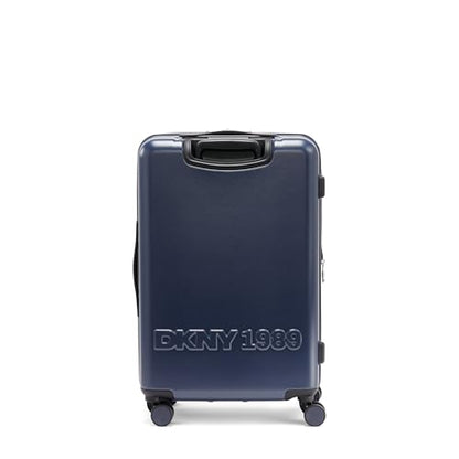 DKNY On the Go 25" Hardshell Lightweight Expandable Checked Luggage with Spinner Wheels,Navy - color: Navy, size: 25" Checked Luggage