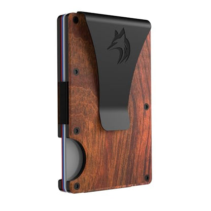 TRAVELINGO Slim RFID Blocking Wallet For Men - Light Weight, Durable & Compact- Minimalist Wallet With Money Clip (Walnut) - color: Walnut
