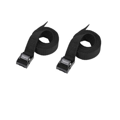 Ayaport Lashing Strap Tie Down Straps with Adjustable Cam Buckle Nylon Cinch Strap for Packing Cargo, Bike, Luggage Black 2 Pcs (Black, 0.75'' x 4') - size: 0.75" x 4'