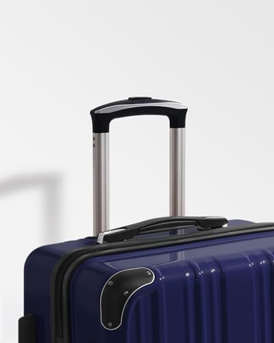 Coolife Luggage, Lightweight and Durable Hardshell, 20 in, navy new - color: navy new, size: S(20in)