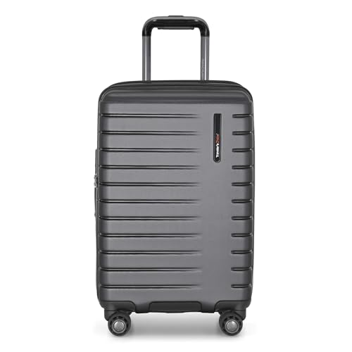 Traveler's Choice Archer Polycarbonate Hardside Spinner Luggage Set, Tie Down Straps, Grey, Carry-On 21-Inch - color: Grey, size: 1-Piece (Carry-On 21-Inch)