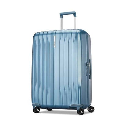 Samsonite UpLIFT Large Checked Hardside Luggage with Spinner Wheels - Airline-Approved, TSA Lock, Adjustable Handle System - Polycarbonate Hard Suitcase for Ultra Lightweight Travel - Elemental Blue - color: Elemental Blue, size: Large Checked Spinner