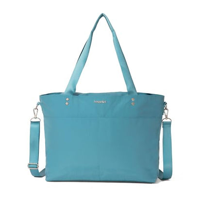 Baggallini Carryall Laptop Tote - color: Seaside Blue