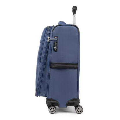 Travelpro 20" Softsided Carry-On, Expandable, TSA Lock, Ocean Blue - color: Ocean Blue, size: 20-Inch Compact Carry-on