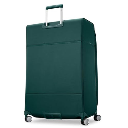 Samsonite UpLIFT Lightweight Large Checked Softside Luggage with Spinner Wheels - Expandable - Airline-Approved, Polyester Soft Suitcase for Ultra Light Travel - Emerald Green - color: Emerald Green, size: Large Checked