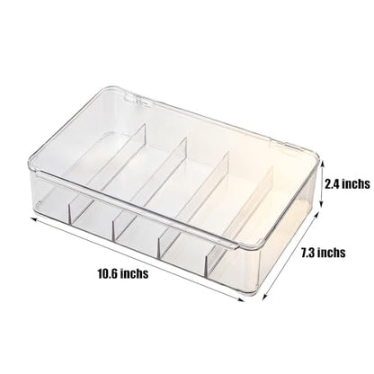 Sunglasses Organizer - Plastic Stackable Eyeglass Case Storage for Multiple Glasses & Reading Glasses - style: 3 Pack