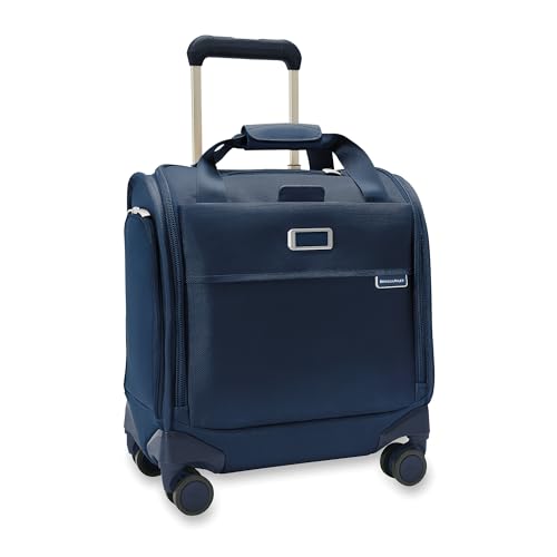 Briggs & Riley Baseline Cabin Softside Spinner Carry-On, Navy - color: Navy, size: 16" Cabin Bag