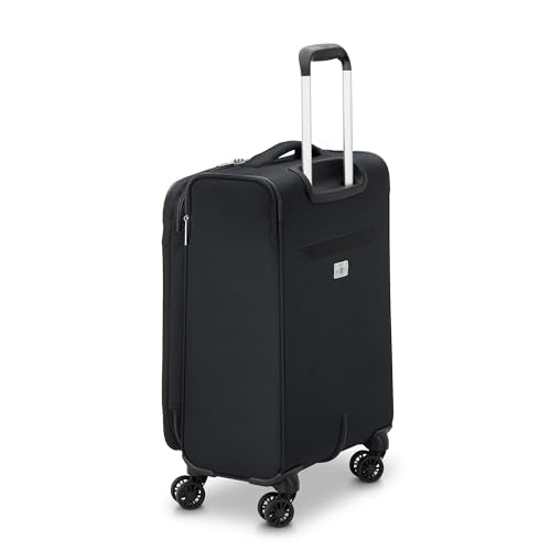 DELSEY PARIS Sky Max 2.0 Softside Expandable Luggage with Spinner Wheels, Black, 2-Piece Set (21/Duffle) - color: Black, size: 2-Piece Set (21/Duffle)