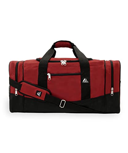 Everest 025 Crossover Duffel Bag Large, 25", Burgundy - color: Burgundy