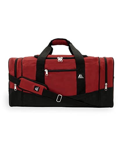 Everest 025 Crossover Duffel Bag Large, 25", Burgundy - color: Burgundy