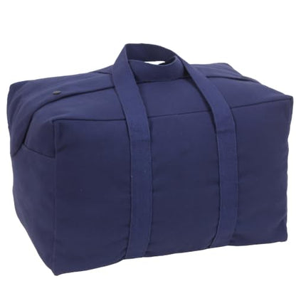 Rothco Canvas Parachute Cargo Bag, Navy Blue, 40.5L - color: Navy Blue