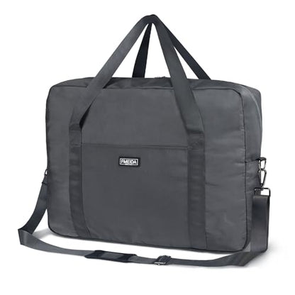 For Frontier Airlines Personal Item Bag 18x14x8 Travel Duffel Bag Carry on - color: Gray (with Shoulder Strap)