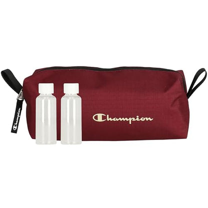 Champion Hanging Dopp Kit, Travel-Sized Polyester Bag, Water-Resistant Red - style: Red