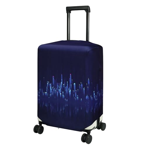 HYPER VENTURE Travel Luggage Cover Suitcase Protector Fits 23-26 Inch, M - color: Nightscape, size: M