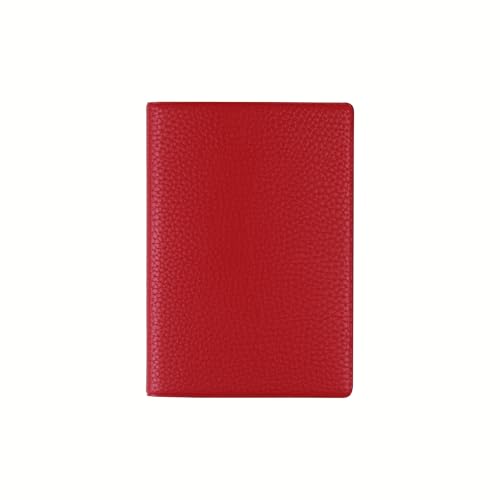 Fenice Classic Passport Cover Holder Wallet Case for Travel Essential RFID Blocking Vegan Leather Waterproof (RED) - color: RED