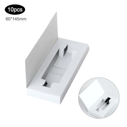 ZJchao Perfume Empty Bottle Gift Package Box 10ml Travel Size Spray Bottle Essential Oil Container Set of 10 Black White Cardboard Paper Packaging
