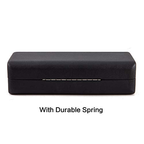 TRIUMPH VISION Sunglasses Case Hard Shell Glasses Case Eyewear Eyeglasses - color: Matte Black, size: Large for sunglasses