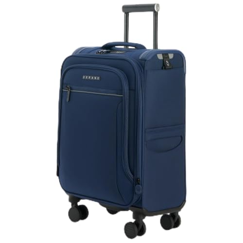 Verage Toledo Carry On Luggage Softside Expandable Suitcase with Spinner Wheel (20-Inch, Navy) - color: Navy, size: Carry-On 20-Inch