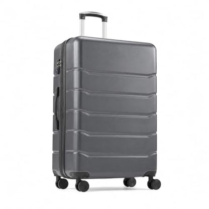 Simple Deluxe 24 Inch Hardside Carry On Luggage with Spinner Wheels - color: Dark Grey, size: 24 inch
