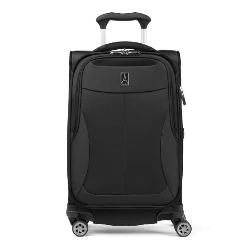 Travelpro Softsided 3PC Expandable Luggage (20/25/29), TSA Lock, Jet Black - color: Jet Black, size: 3-Piece Set (20/25/29)