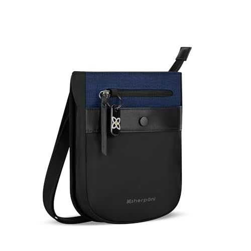 Sherpani Prima, RFID Anti-Theft Crossbody for Women - color: Blue Indigo