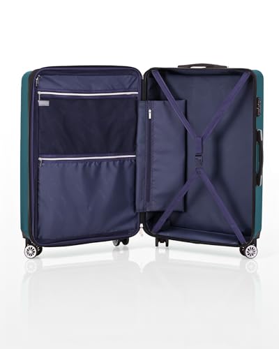 Coolife Luggage, Lightweight and Durable Hardshell, 28 in, green new - color: green new, size: L(28in)