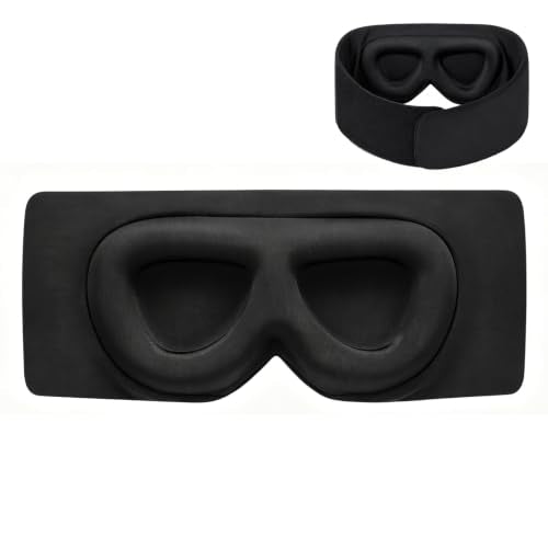 Sleep Mask ALASKA BEAR Wraparound Cool for All Sensitive Sleepers - color: A3 Black