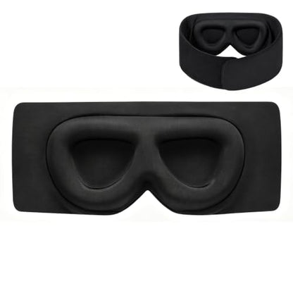 Sleep Mask ALASKA BEAR Wraparound Cool for All Sensitive Sleepers - color: A3 Black