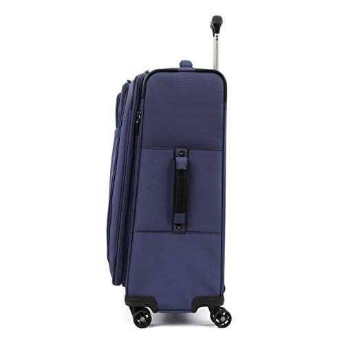 Travelpro Tourlite Softside 2-Piece Set, Expandable Luggage, 4 Spinner Wheels, Lightweight Suitcase, 21" Carry-On, 25" Checked Medium, Blue - color: Blue, size: 2-Piece Set (21/25)
