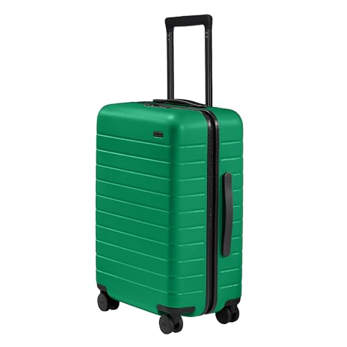 Away Bigger Carry-On Luggage, 23-Inch Lightweight Hardside Spinner Suitcase - color: Palm Green