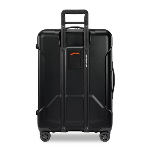 Briggs & Riley Torq Medium 27 Inch Hardside Checked Luggage, Stealth Black - color: Stealth, size: 27"