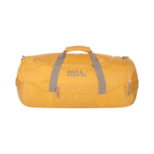 Eddie Bauer Stowaway Packable Duffel Bag, 45L, Field Gold - color: Field Gold