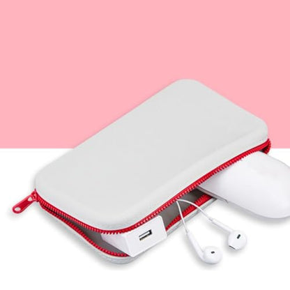 Makeup Pouch Portable Square Cosmetic Storage Bag Silicone Makeup Brush Holder Travel(purple)