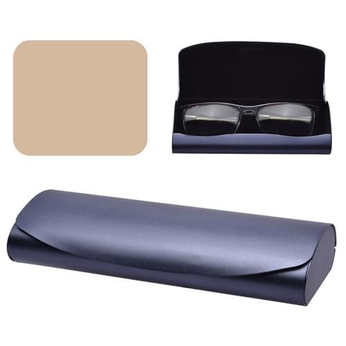 Philley Aluminum Ultra-Light Eyeglasses Slim Reading Glasses Case - color: B-blue