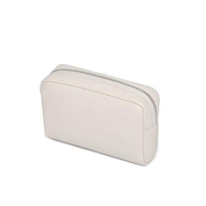 Makeup Bag for Purse Travel Cosmetic Bag (PU French Oak) - color: French Oak