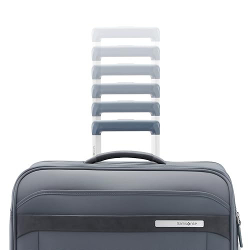 Samsonite Elevation Plus 22-Inch Carry-On - Expandable Softside Spinner Luggage - Slate - color: Slate, size: Expandable Carry-On