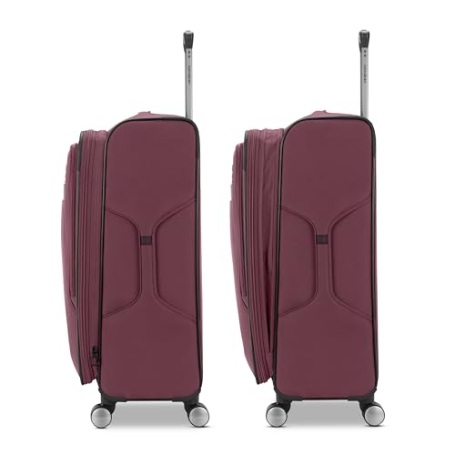 Samsonite Ascella 3.0 Softside Expandable Luggage with Spinner Wheels, 3-Piece Set (20/25/28), Mauve Haze - color: Mauve Haze, size: 3-Piece Set (Carry on/Medium/Large)