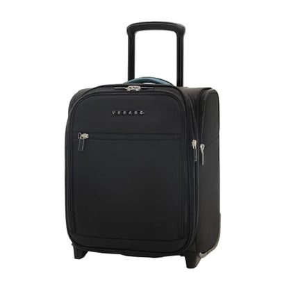 Verage Underseat Carry On Luggage with Wheels,16-Inch,Black - color: Black, size: 16-Inch Rolling Underseat