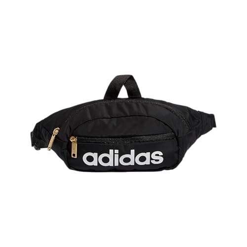 Core Waist Pack Fanny Bag - color: Black/White/Gold Metallic
