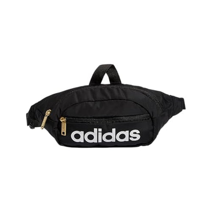 Core Waist Pack Fanny Bag - color: Black/White/Gold Metallic