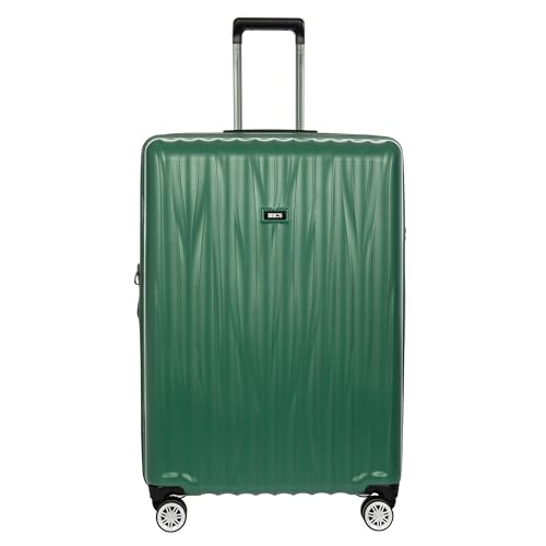Bric's Cervia 3pc Hardside Expandable Luggage Set, 360° Spinner Wheels, Lightweight Suitcase, TSA-Approved Locks, Durable, (21" with Front Pocket/27”/30”), Dark Emerald Green - color: Dark Emerald Green, size: 3 Piece Set (21 with Front Pocket / 27/ 30)