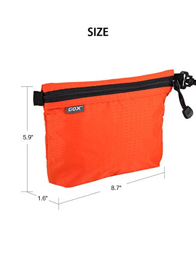 GOX Travel Small Toiletry Bag - color: Orange