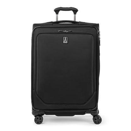 Travelpro Crew Classic Softside Checked Luggage, Black, 25-Inch - color: Black, size: Checked Medium