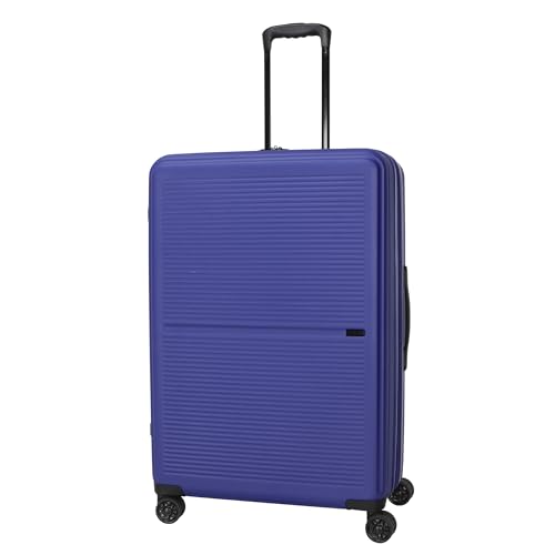 TRIPS AXIS 28-Inch Lightweight Durable Hardside 8-Wheel Spinner Checked Suitcase Size Luggage, Navy - color: Navy, size: LARGE CHECKED