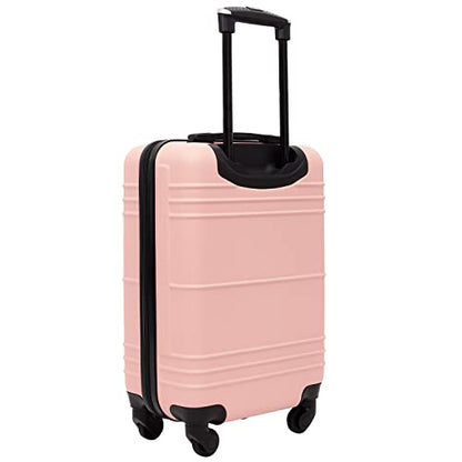 Travelers Club 22" Richmond Spinner Carry-On Luggage, Rose Gold - color: Rose Gold