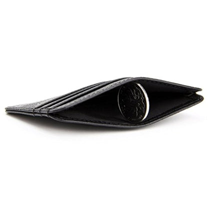 Tapp Collections RFID Protect Slim Minimalist Pocket Leather Wallet Card Holder - Bronze - color: Original / Bronze