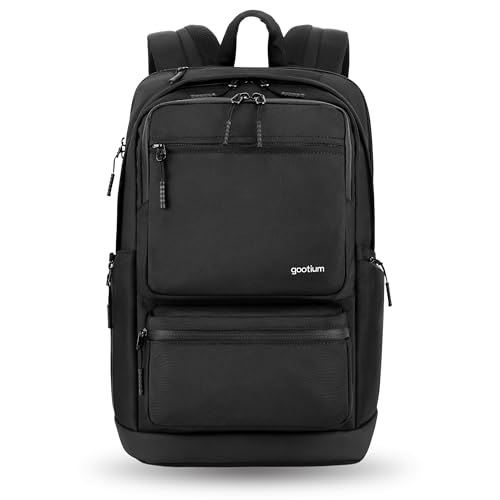 GOOTIUM Laptop Backpack, 15.6 Inch Laptop Compartment, TSA Friendly, 1260D Polyester Water Resistant, Unisex Daypack with Multiple Pockets for Business Travel Commute
