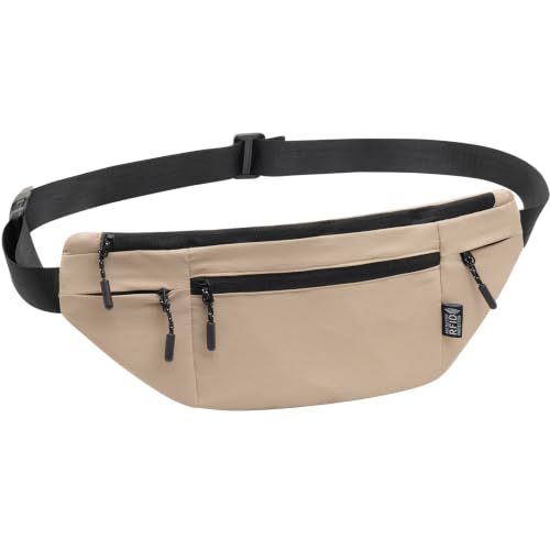 Money Belt for Travel RFID Blocking Passport Holder (khaki) - color: khaki