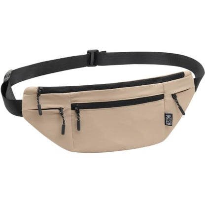 Money Belt for Travel RFID Blocking Passport Holder (khaki) - color: khaki